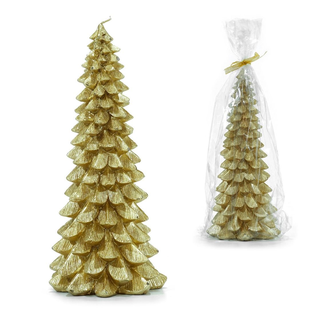 Candela Albero oro 30cm Candela Albero Oro 30cm