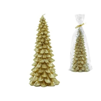 Candela albero oro 22cm
