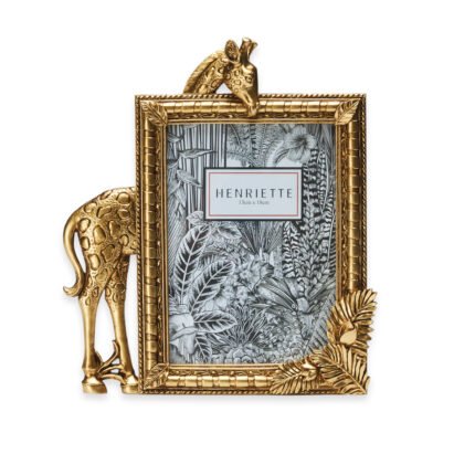 Cornice Giraffa Oro 13x18cm