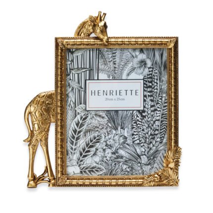 Cornice Giraffa oro 20x25cm