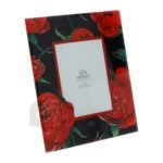 Cornice rose baccarat nera 24x29cm