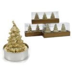 Set tre candele tealight albero