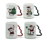 Tazza natalizia in modelli assortiti