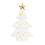 Albero Natalizio in Porcellana a Led 25cm
