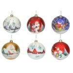 Palla di Natale Artigianale in Vetro Soffiato