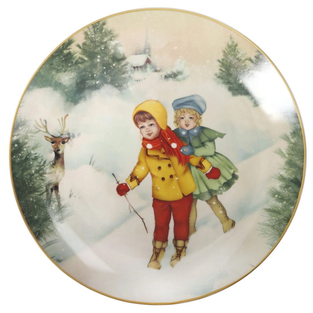 Piatto Cuccioli Bimbi Felici di Brandani Piatto Cuccioli Bimbi Felici