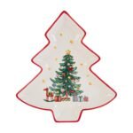 Vassoio ad albero decoro albero natalizio