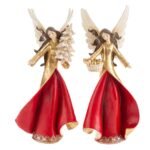 Angelo Natalizio Rosso e Oro 33cm