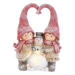 Bimbi Natalizi in Resina a Led 24cm