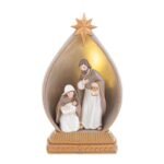 Natività a Led in Resina 24cm