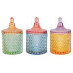 Barattolo in Vetro Colorato 18cm