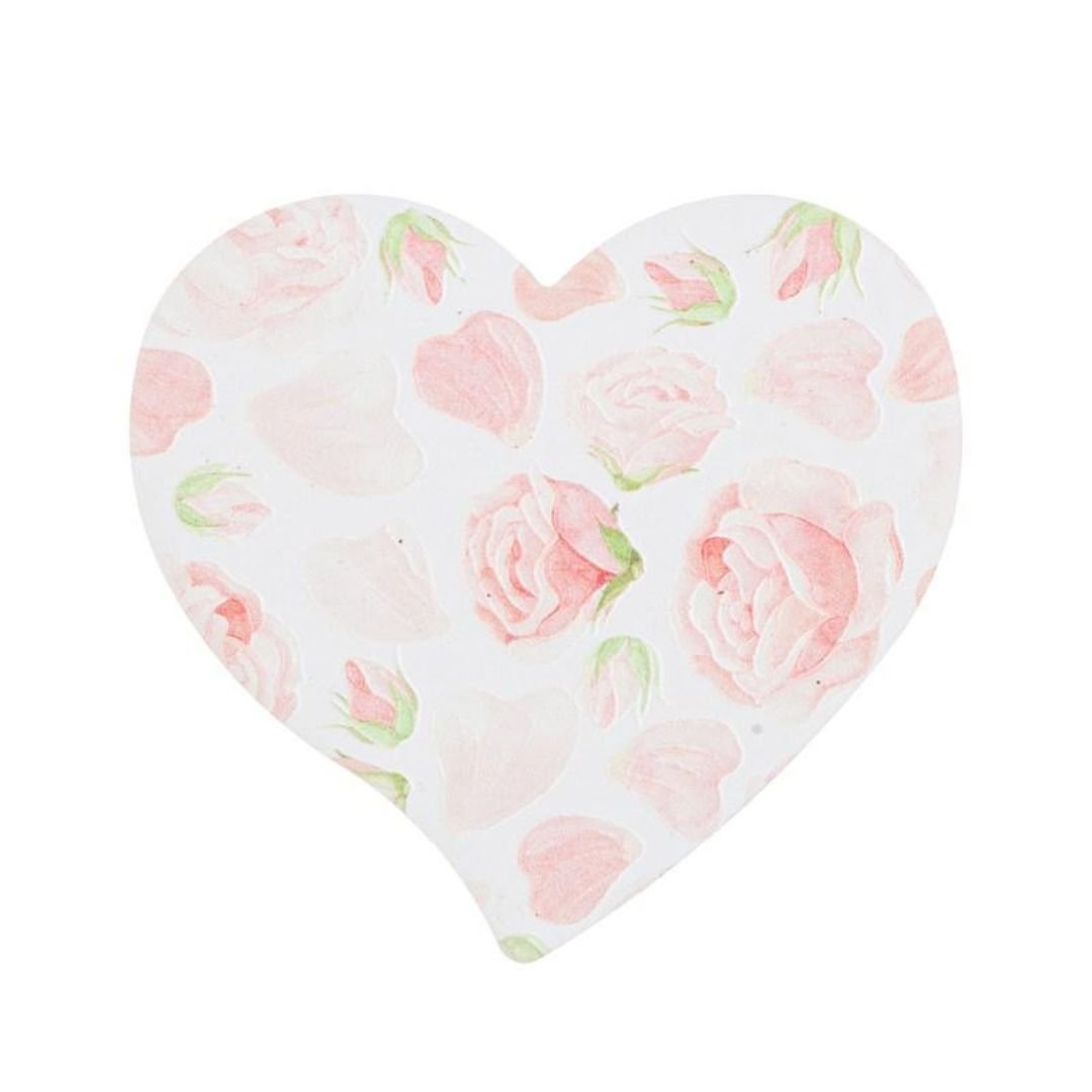 Calamita Cuore Rose in Ceramica di Le Stelle Bomboniere Calamita Cuore Rose in Ceramica