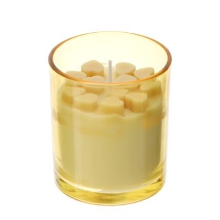 Candela Cuori Giallo alla Vaniglia