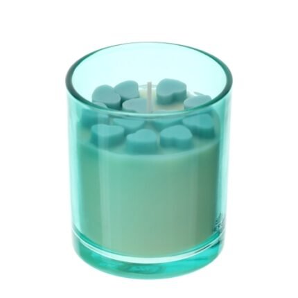 Candela Cuori Verde alla Vaniglia