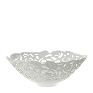 Centrotavola Ovale Jolie in Porcellana