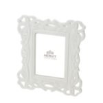 Cornice in Porcellana Bianca Lily 8x13cm