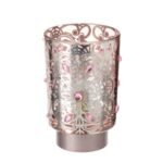 Lampada Vetro Bisanzio Rosa