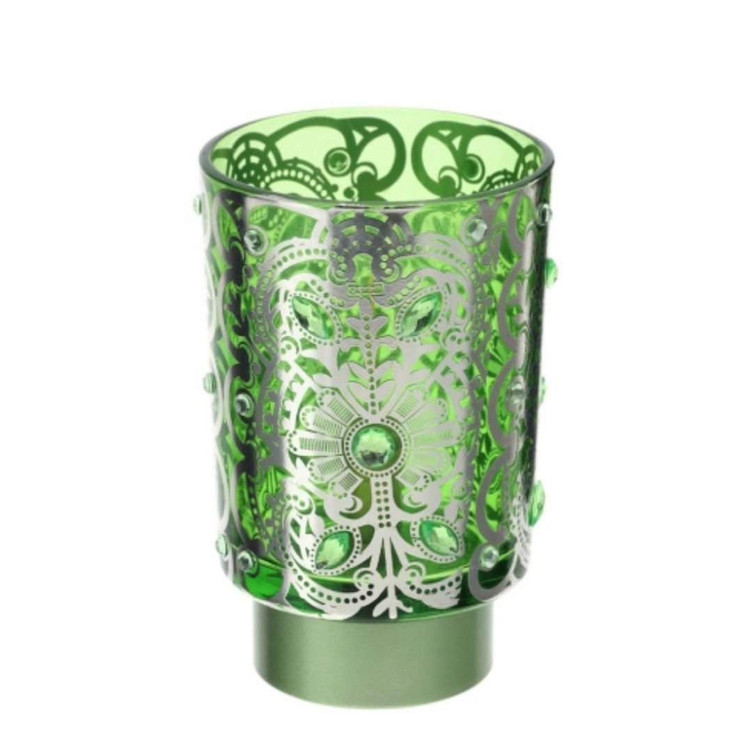 Lampada Vetro Bisanzio Verde di hervit Creation Lampada Vetro Bisanzio Verde