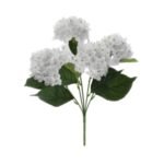 Mazzo 6 Ortensie Bianche 38cm