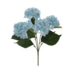 Mazzo 6 Ortensie Blu