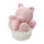 Orsetto Pirottino in Porcellana Rosa