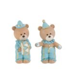 Orsetto in Resina Celeste 8cm