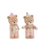 Orsetto in Resina Rosa 8cm