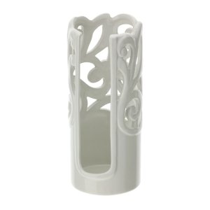 Portabicchieri Jolie in Ceramica Bianca