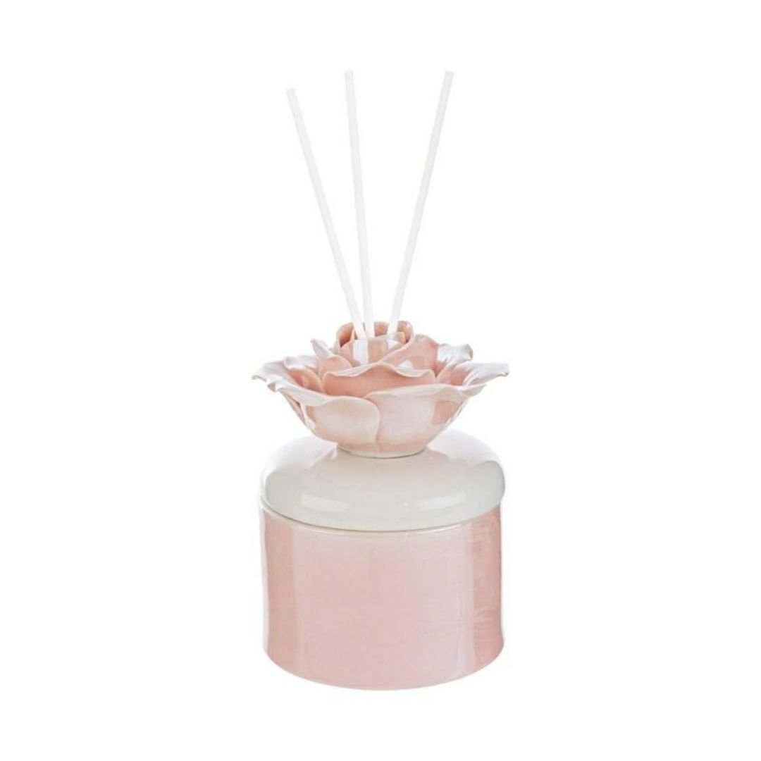 Profumatore Rosa in Porcellana Rosa di Le Stelle bomboniere Profumatore Rosa in Porcellana Rosa