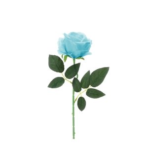 Rosa in Velluto Blu 45cm