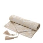 Runner Foliage Beige e Oro