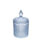 Scatola Vetro Dorothy Blu 13cm