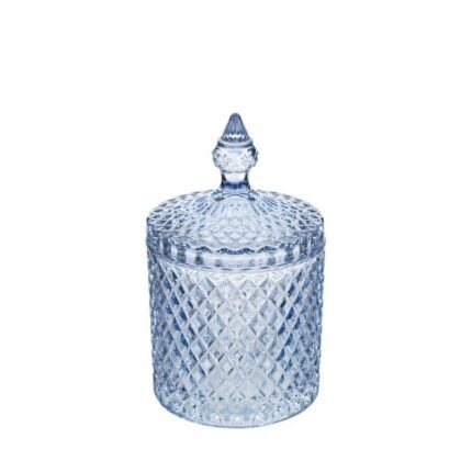 Scatola Vetro Dorothy Blu 13cm