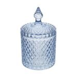 Scatola Vetro Dorothy Blu 17cm