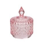 Scatola Vetro Dorothy Rosa 11cm