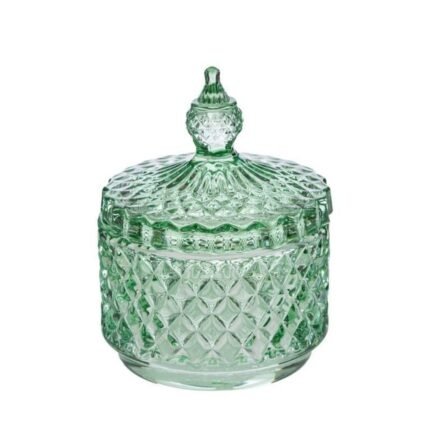 Scatola Vetro Dorothy Verde 11cm