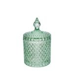 Scatola Vetro Dorothy Verde 13cm