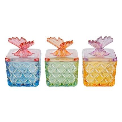 Scatola in Vetro Colorata 11cm