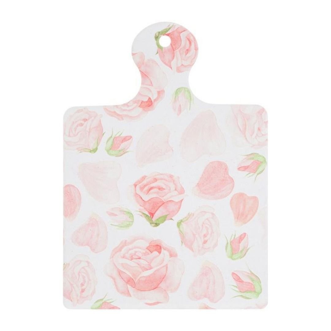 Tagliere Rose in Ceramica di Le Stelle Bomboniere Tagliere Rose in Ceramica