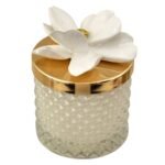 Candela Diamond Capodimonte Bianco 11cm