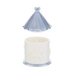 Candela Soia Giostrina in Porcellana Celeste