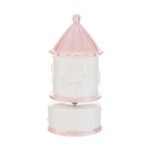 Carillon Giostrina in Porcellana Rosa