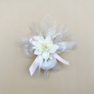 Confettata rete bianca per bomboniere