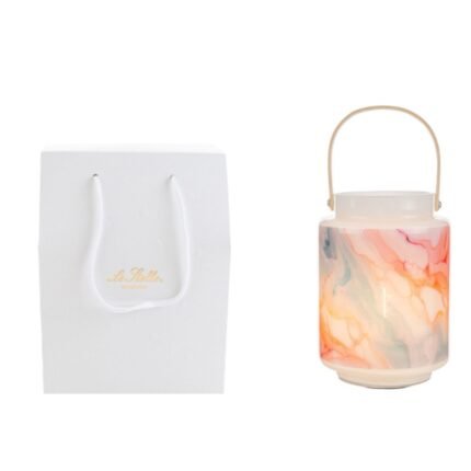 Lanterna a Lampada in Vetro Watercolor