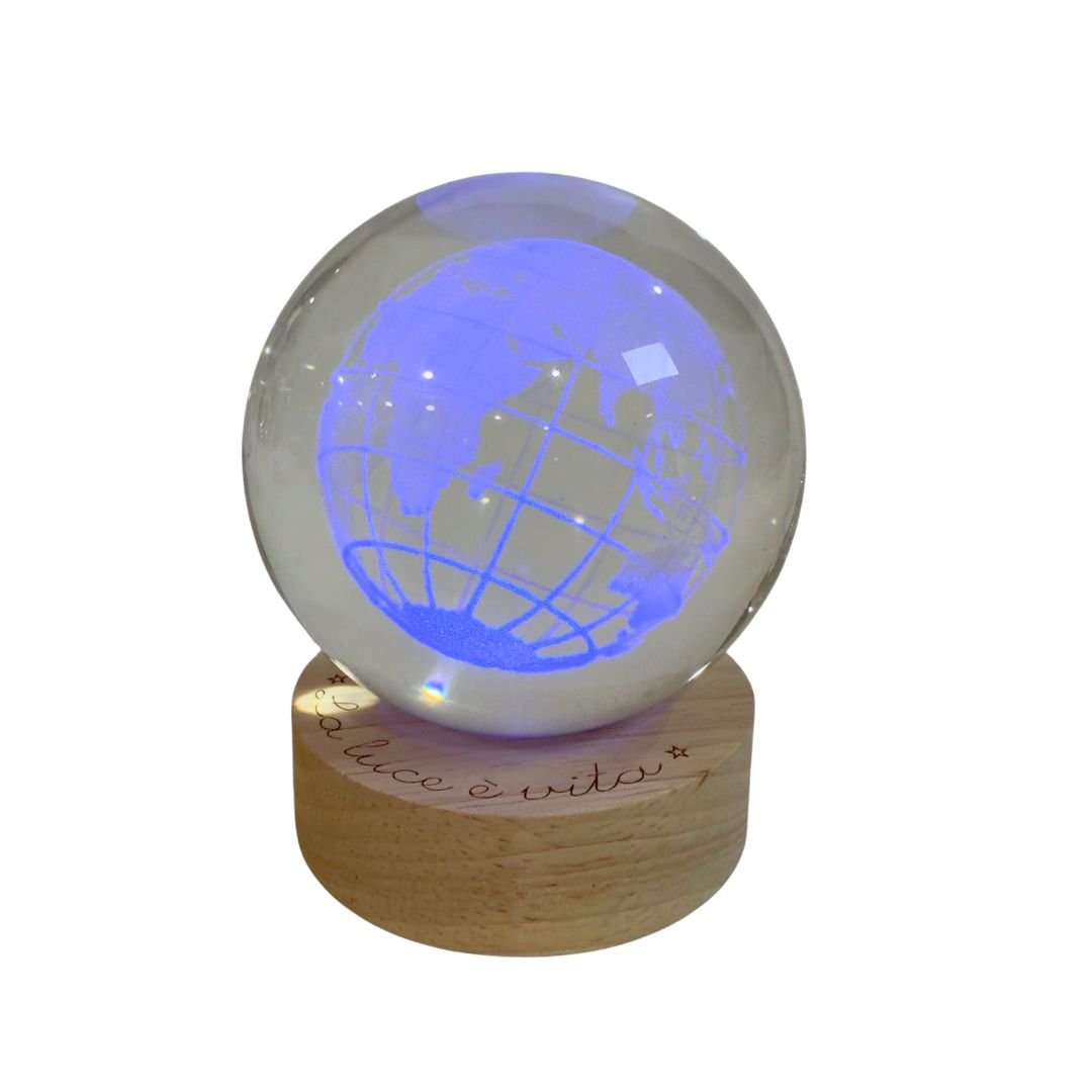 Lampada Multicolor Globo Grande di Melograno Bomboniere Lampada Multicolor Globo Grande