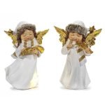 Angelo Natalizio a Led Bianco e Oro di Vestiamo Casa Gran Natale