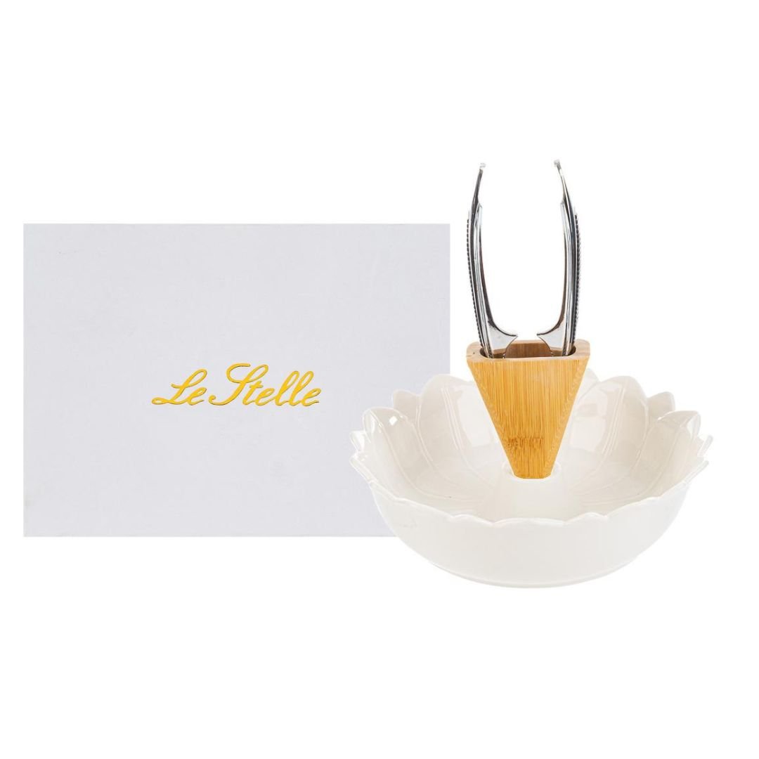 Antipastiera Schiaccianoci in Porcellana Bianca Le Stelle Bomboniere Antipastiera Schiaccianoci in Porcellana Bianca Le Stelle Bomboniere