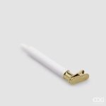 Candela a Led Bianca e Oro con Clip EDG Enzo De Gasperi