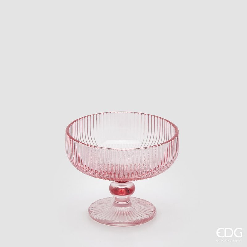 Coppe Gelato a Righe Rosa EDG Enzo De Gasperi