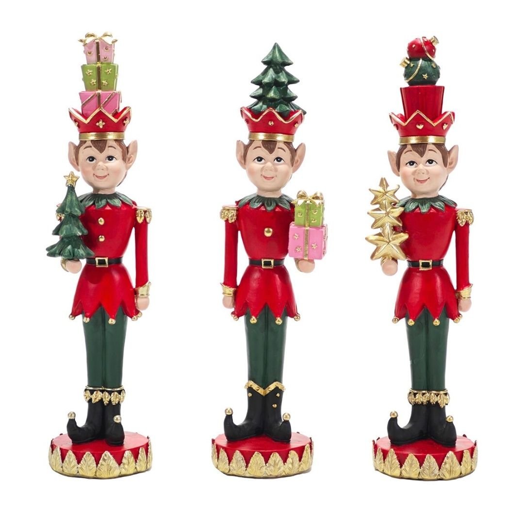 Elfo Natalizio 31cm Assortiti di Vestiamo Casa Gran Natale Elfo Natalizio 31cm Assortiti di Vestiamo Casa Gran Natale